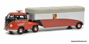 Schuco 1:64 Volkswagen T1 w/Trailer: Continental Motors VW/Porsche