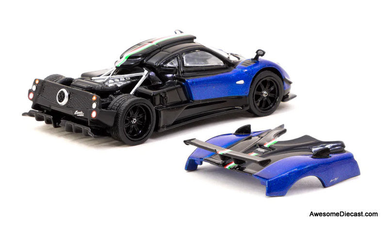 Tarmac Works 1:64 Pagani Zonda Cinque, Blue Francia