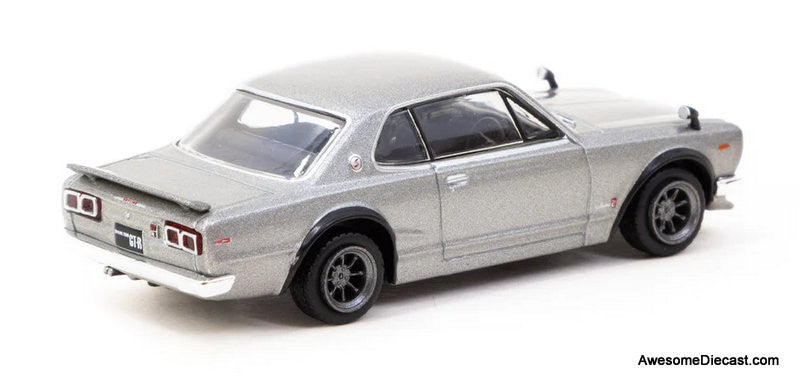 Tarmac Works 1:64 Nissan Skyline 2000 GT-R (KPGC10), Silver
