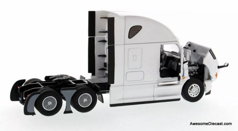 Freightliner New Cascadia Sleeper Tractor, Pearl White 1:50 Diecast Model Truck by Diecast Masters