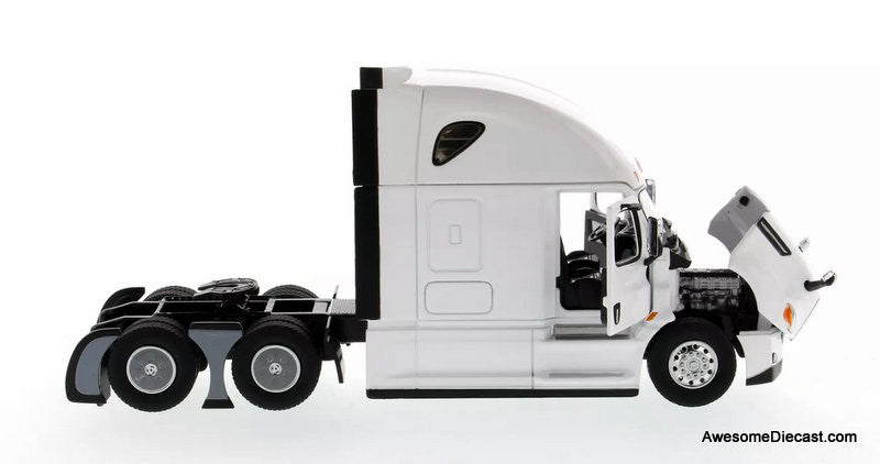 Freightliner New Cascadia Sleeper Tractor, Pearl White 1:50 Diecast Model Truck by Diecast Masters