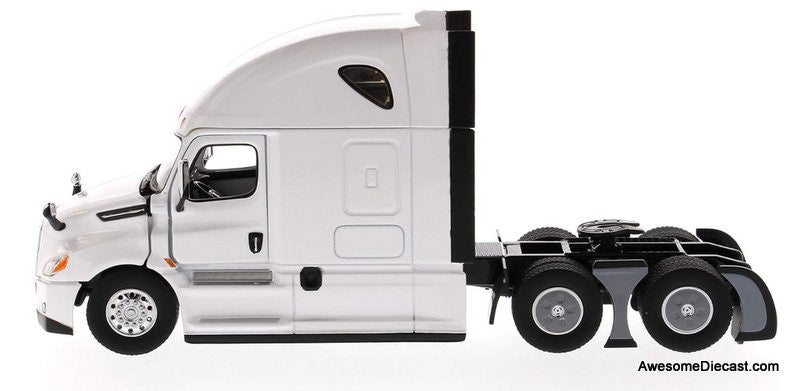 Freightliner New Cascadia Sleeper Tractor, Pearl White 1:50 Diecast Model Truck by Diecast Masters