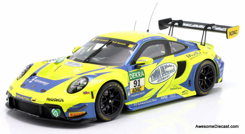 Porsche 911 GT3 R #91 Team Joos by TwinBusch 1:18 Diecast Model Car by IXO