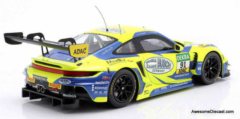Porsche 911 GT3 R #91 Team Joos by TwinBusch 1:18 Diecast Model Car by IXO