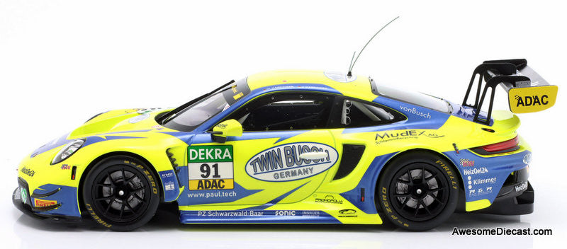 Porsche 911 GT3 R #91 Team Joos by TwinBusch 1:18 Diecast Model Car by IXO
