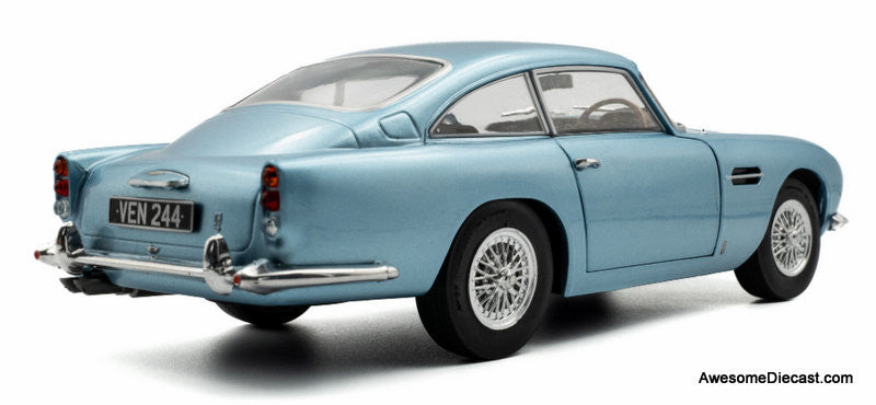 1964 Aston Martin DB5, Light Metallic Blue 1:18 Diecast Model Car by Solido