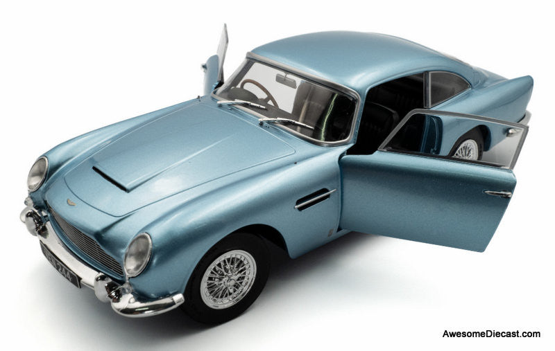1964 Aston Martin DB5, Light Metallic Blue 1:18 Diecast Model Car by Solido