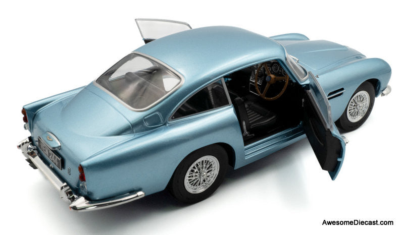 1964 Aston Martin DB5, Light Metallic Blue 1:18 Diecast Model Car by Solido