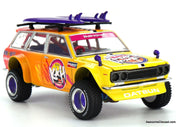 Datsun KAIDO 510 Wagon 4×4 Kaido ISLANDS V1 1:64 Diecast Model Car by Mini GT