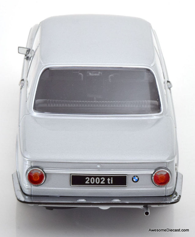 KK Scale 1:18 1971 BMW 2002 Series 1, Metallic Silver