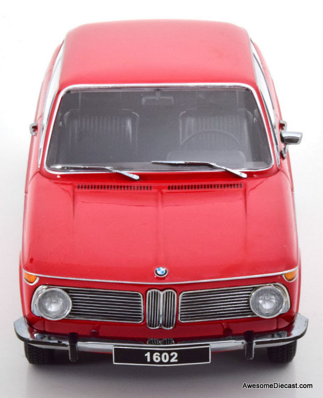 KK Scale 1:18 1971 BMW 1602 Series 1, Verona Red