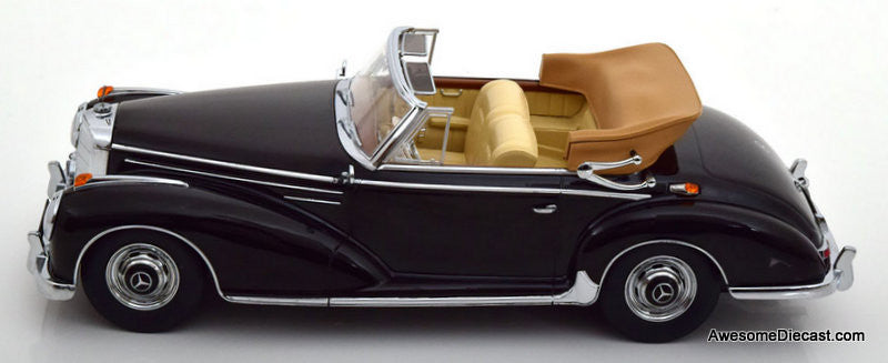 KK Scale 1:18 1957 Mercedes Benz 300 SC Cabriolet, Black
