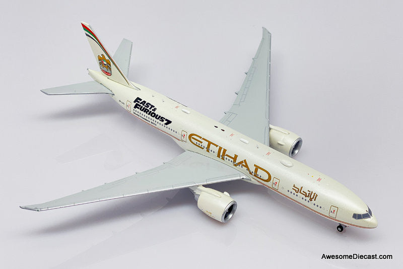 JC Wings 1:400 Boeing 777-200LR: Etihad Airways "Fast & Furious 7" (Reg #A6-LRE)