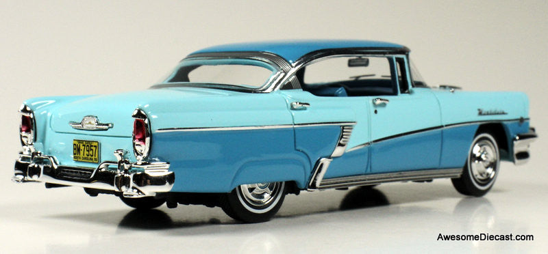1956 Mercury Montclair Phaeton, Lauderdale Blue & Niagara Blue 1:43 Resin Cast Model Car by Goldvarg Collection