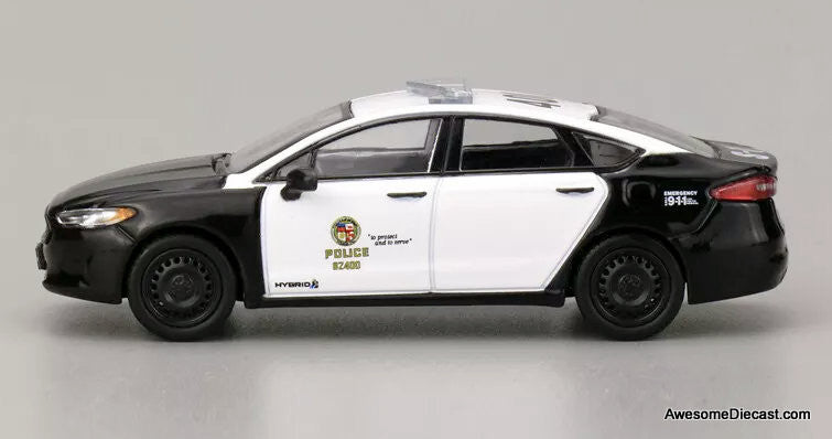 Ford Fusion Hybrid: Los Angeles Police Department 1:64 Diecast Model Car by 596 Model