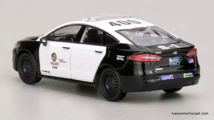 Ford Fusion Hybrid: Los Angeles Police Department 1:64 Diecast Model Car by 596 Model
