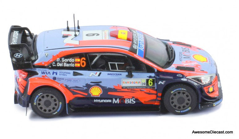 IXO 1:43 2020 Hyundai i20 Coupe WRC #6: Rally Italia Sardegna