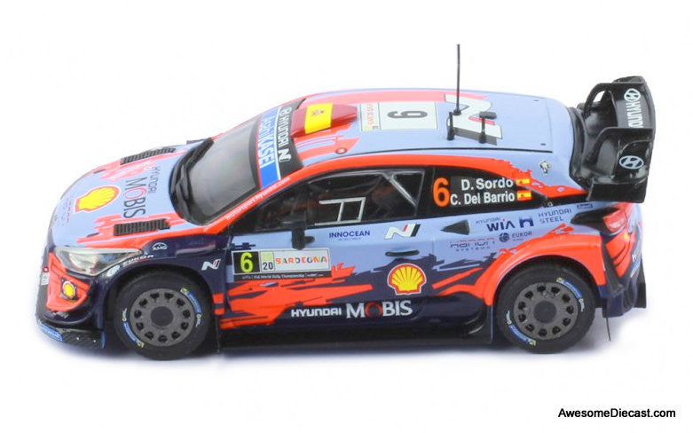 IXO 1:43 2020 Hyundai i20 Coupe WRC #6: Rally Italia Sardegna