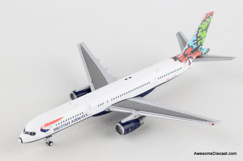 Gemini Jets 1:400 Boeing 757-200: British Airways, Animals & Trees Livery
