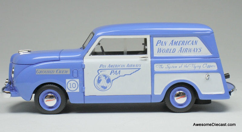 Goldvarg Collection 1:43 1948 Crosley Airport Technician Unit: Pan American Airways, Light Blue/White