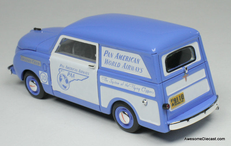 Goldvarg Collection 1:43 1948 Crosley Airport Technician Unit: Pan American Airways, Light Blue/White