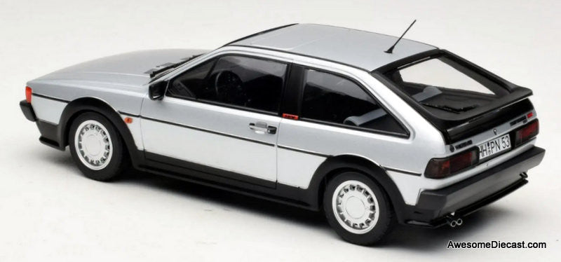 1988 Volkswagen Scirocco GTX 16v, Flash Silver 1:18 Diecast Model Car by Norev