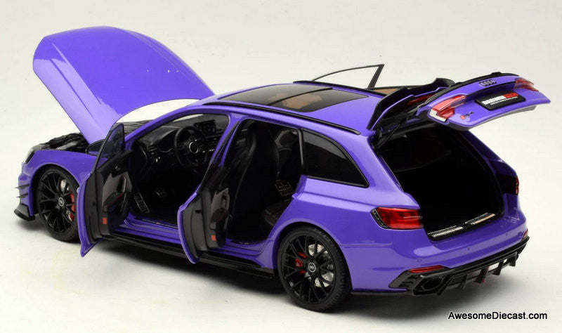 Audi RS4 Avant Darwin Pro Tuning, Metallic Purple 1:18 Diecast Model Car by Kengfai Kilo Works