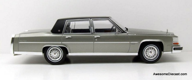 1982 Cadillac Fleetwood Brougham, Metallic Gray 1:18 Diecast Model
