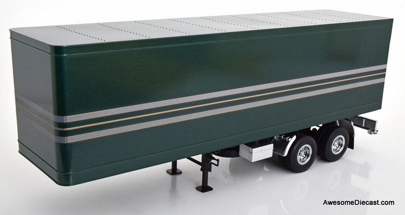 Semi Trailer, Green 1:18 Diecast Model Vehicle by Road Kings
