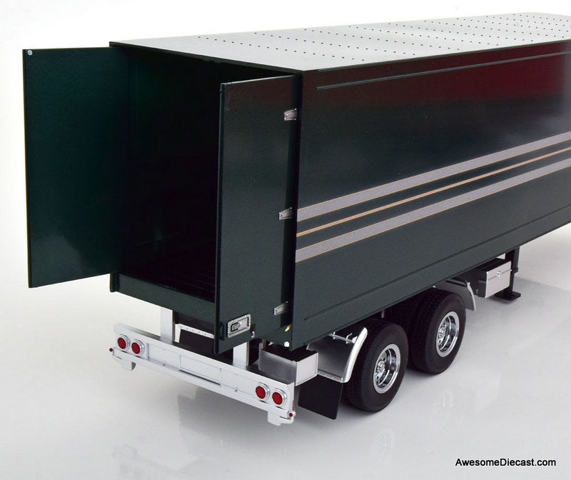 Semi Trailer, Green 1:18 Diecast Model Vehicle by Road Kings