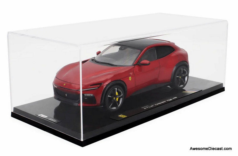 2022 Ferrari Purosangue, Metallic Red 1:18 Diecast Model Car by Polistil