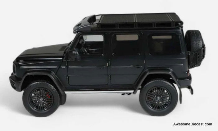 2023 Mercedes AMG G63 4x4, Night Black 1:18 Diecast Model Car by NZG