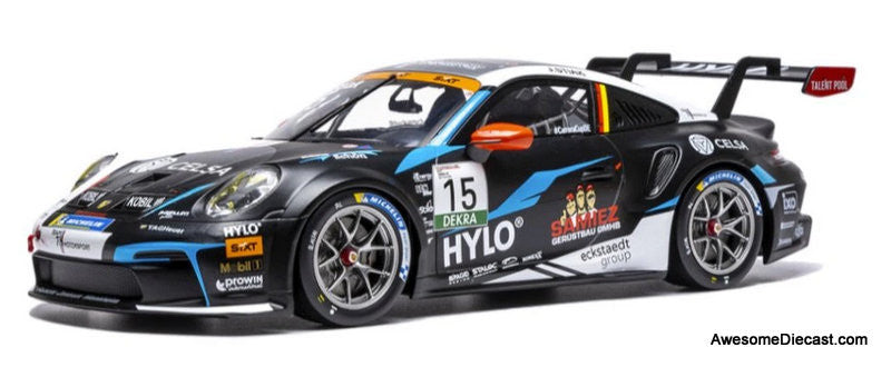 ポルシェ911GT3CUP 1/18 Porsche 911 GT3 Cup #15 1:18 Diecast Model Car by IXO – Awesome