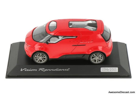 Porsche Vision Renndienst Concept, Red 1:43 Resin Cast Model by Spark