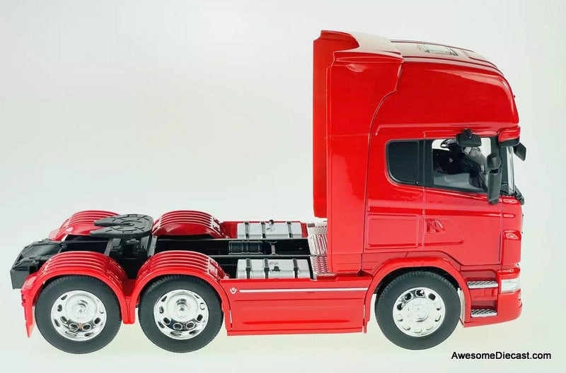 Scania V8 R730 6x4 Tractor, Red 1:32 Diecast Model Truck by Welly