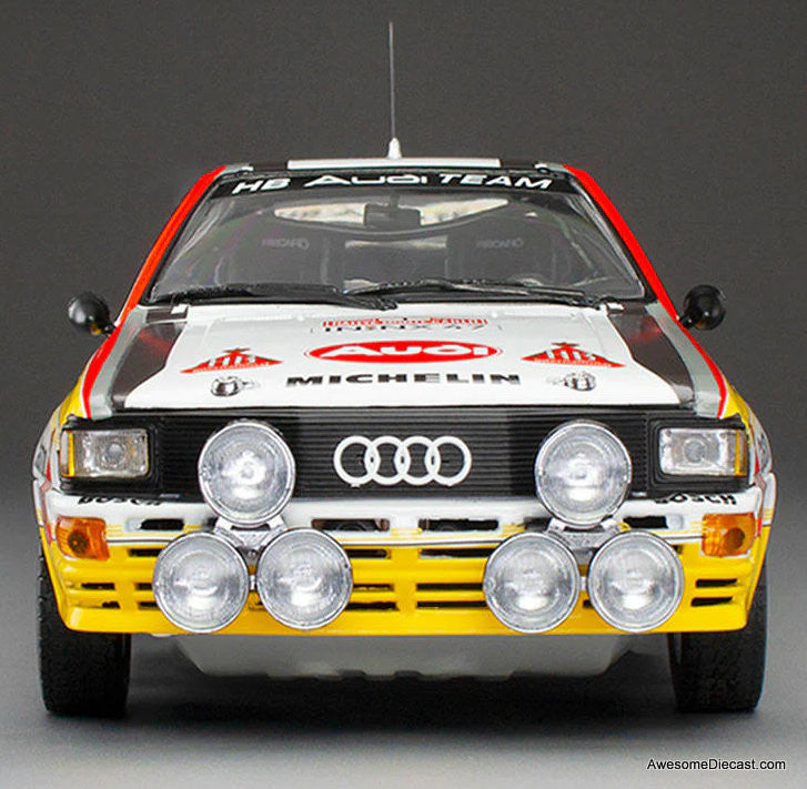 1984 Audi Quattro A2 WRC #1 1:18 Diecast Model Car by Sun Star