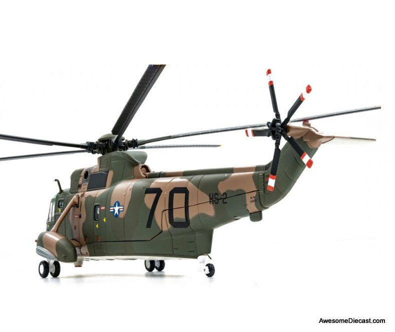 Sikorsky SH-3A Sea King, NV-70, HS-2 Golden Falcons, USS Hornet may 1967 1:72 Diecast Model Helicopter by Corgi