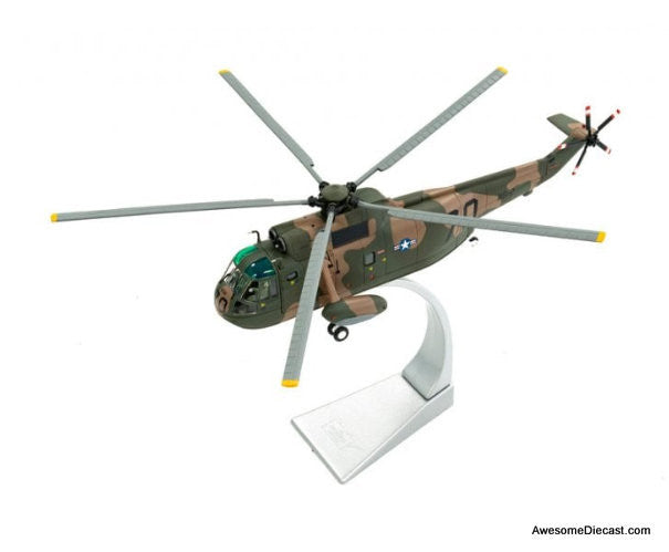 Sikorsky SH-3A Sea King, NV-70, HS-2 Golden Falcons, USS Hornet may 1967 1:72 Diecast Model Helicopter by Corgi