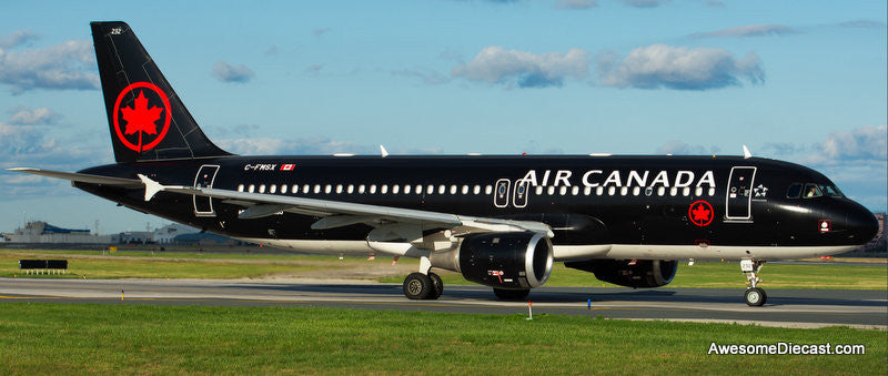 Airbus A320: Air Canada (Reg #C-FMSX) 1:200 Diecast Model Plane by B Models