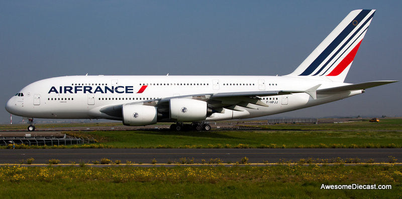 Airbus A380-300: Air France (Reg #F-HPJJ) 1:200 Diecast Model Plane by B Models