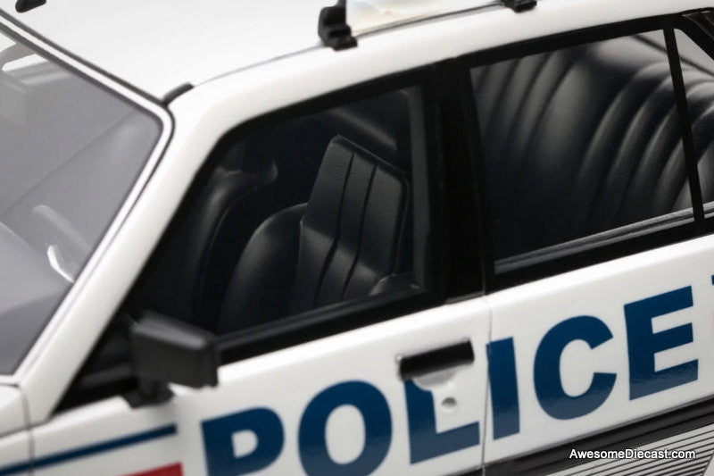 1982 Renault 18 Turbo: French Police National 1:18 Resin Cast Model Car by Otto