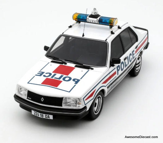 1982 Renault 18 Turbo: French Police National 1:18 Resin Cast Model Car by Otto