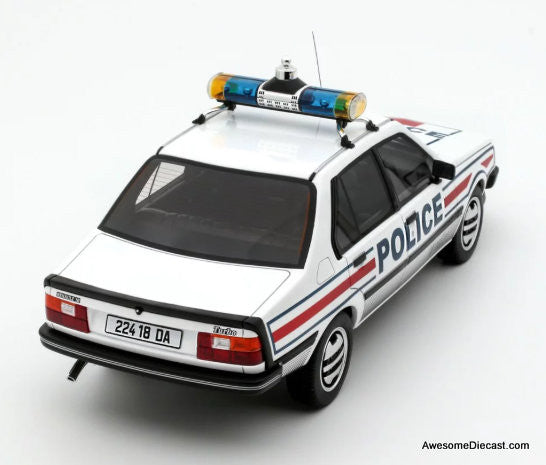 1982 Renault 18 Turbo: French Police National 1:18 Resin Cast Model Car by Otto