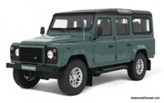 2016 Land Rover Defender 3 Station Wagon, Green 1:18 Resin Cast Model Car by GT Spirit