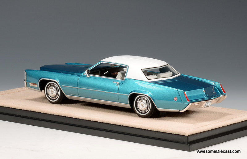1970 Cadillac Eldorado Biarritz, Lucerne Aqua Metallic 1:43 Resin