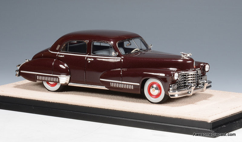 1942 Cadillac Fleetwood Sixty Special Madeira Maroon 1:43 Resin Cast Model Car by Stamp Models