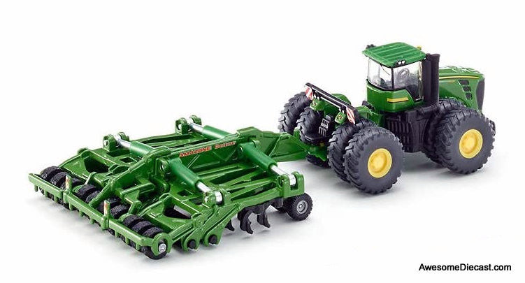 SIKU 1:87 John Deere 9630 Tractor w/ Amazone Cultivator