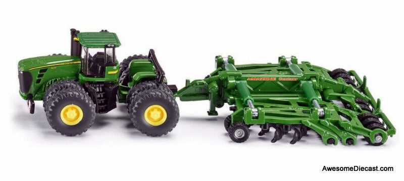 SIKU 1:87 John Deere 9630 Tractor w/ Amazone Cultivator