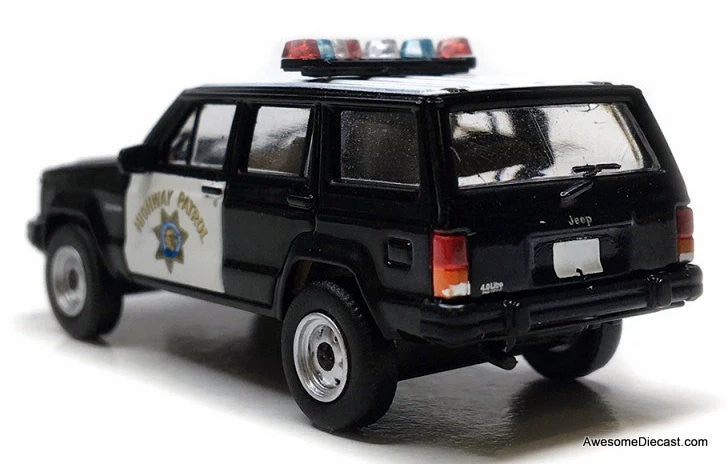 1984 Jeep Cherokee SUV: California Highway Patrol 1:87 ABS Plastic Model Car by PCX87