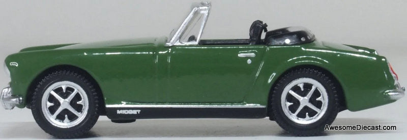 1974 MG Midget, British Racing Green 1:76 Diecast Model Car by Oxford Diecast